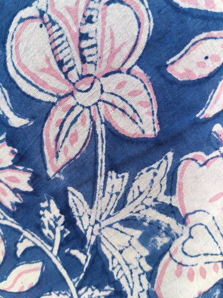 Hand Block Printed Cotton Sarongs & Scarves - Lightweight Summer Dupattas & Beachwear Gifts for Her - 5