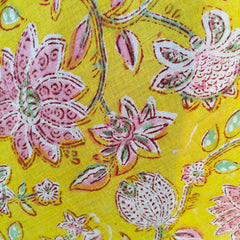 Hand Block Printed Cotton Sarongs & Scarves - Lightweight Summer Dupattas & Beachwear Gifts for Her - 6