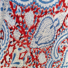 Hand Block Printed Cotton Sarongs & Scarves - Lightweight Summer Dupattas & Beachwear Gifts for Her - 9