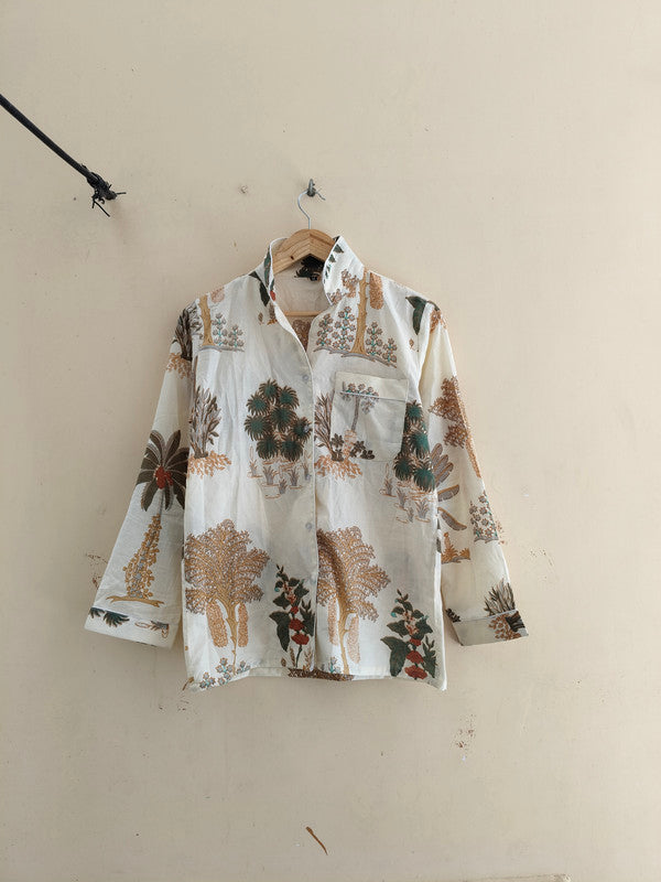 Pajamas Set, Soft Cotton Night Suit, Floral Print Pajamas, Pure Cotton Pj's, Indian Cotton,Night Wear, Gift for her, Bridesmaid Pj sets - 2