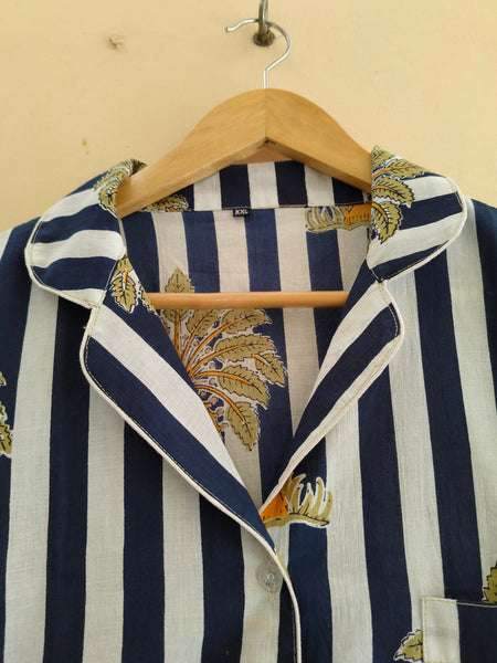 Pajamas Set, Soft Cotton Night Suit, Floral Print Pajamas, Pure Cotton Pj's, Indian Cotton,Night Wear, Gift for her, Bridesmaid Pj sets - 3