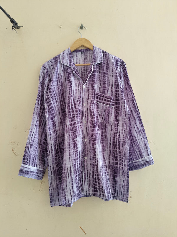 Pajamas Set, Soft Cotton Night Suit, Floral Print Pajamas, Pure Cotton Pj's, Indian Cotton,Night Wear, Gift for her, Bridesmaid Pj sets - 6