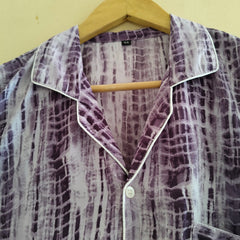 Pajamas Set, Soft Cotton Night Suit, Floral Print Pajamas, Pure Cotton Pj's, Indian Cotton,Night Wear, Gift for her, Bridesmaid Pj sets - 6