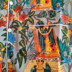 Pajamas Set, Soft Cotton Night Suit, Floral Print Pajamas, Pure Cotton Pj's, Indian Cotton,Night Wear, Gift for her, Bridesmaid Pj sets - 4