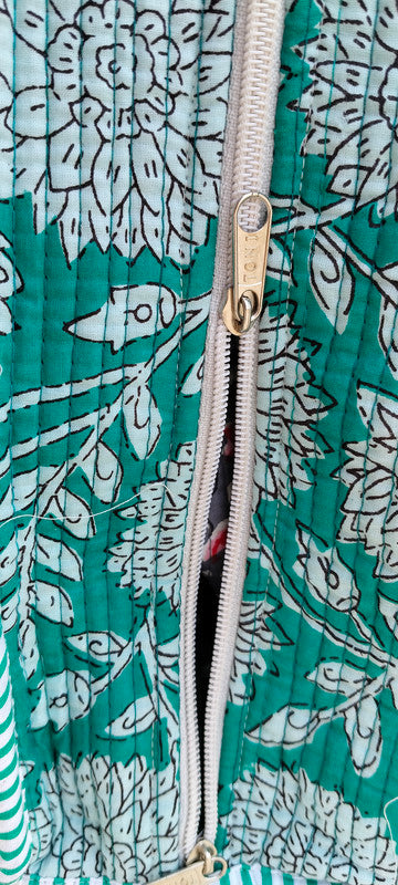 Women Shopping Bag, Cotton Quilted Tote Bag, Indian Handmade Bag, Party Bag, Large Market Bag, Shoulder Bag, Beach Bag, Eco Friendly Tote - 3