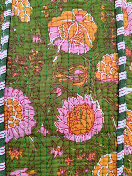 Handmade Patchwork Tote Bag, Indian Making Quilted Tote Bags, Eco Friendly Boho Shopper Bags, Vintage Shoulder Bag, Women's Carry Bag - 3