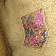 New Cotton Quilted Hand Block Printed Large Tote Bag Floral Printed Eco friendly Travelling Grocery Shopping Handmade Boho bag For Women