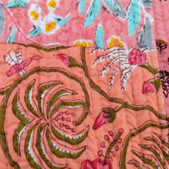 Cotton Quilt Patchwork Backpack Cotton Indian Laptop Bag Hand Bohemian Hippie Tote Backpack cotton patch work tote bag reversible bag - 6