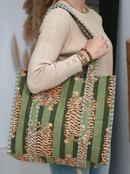 Cotton Floral Hand Block Printed Bags, Cotton Quilted Tote Bags, Eco Friendly Tote Bags, Women Shopping Bags, Block Print Bags