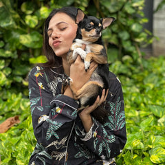 Women's Floral Long Sleeve Pajama Set Cozy Sleepwear Gift for Her - 2