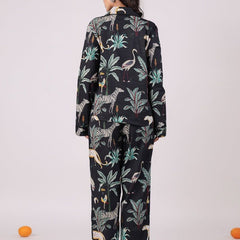 Pajamas Set, Soft Cotton Night Suit, Floral Print Pajamas, Pure Cotton Pj's, Indian Cotton,Night Wear, Gift for her, Bridesmaid Pj sets,