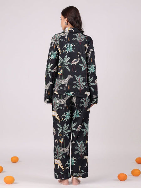 Pajamas Set, Soft Cotton Night Suit, Floral Print Pajamas, Pure Cotton Pj's, Indian Cotton,Night Wear, Gift for her, Bridesmaid Pj sets,