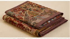 Large Cotton Wall Tapestry — Khambhadiya Boho Bedroom Brown Decor