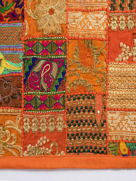 Khambadiya Patchwork Runner Authentic Indian Handloom