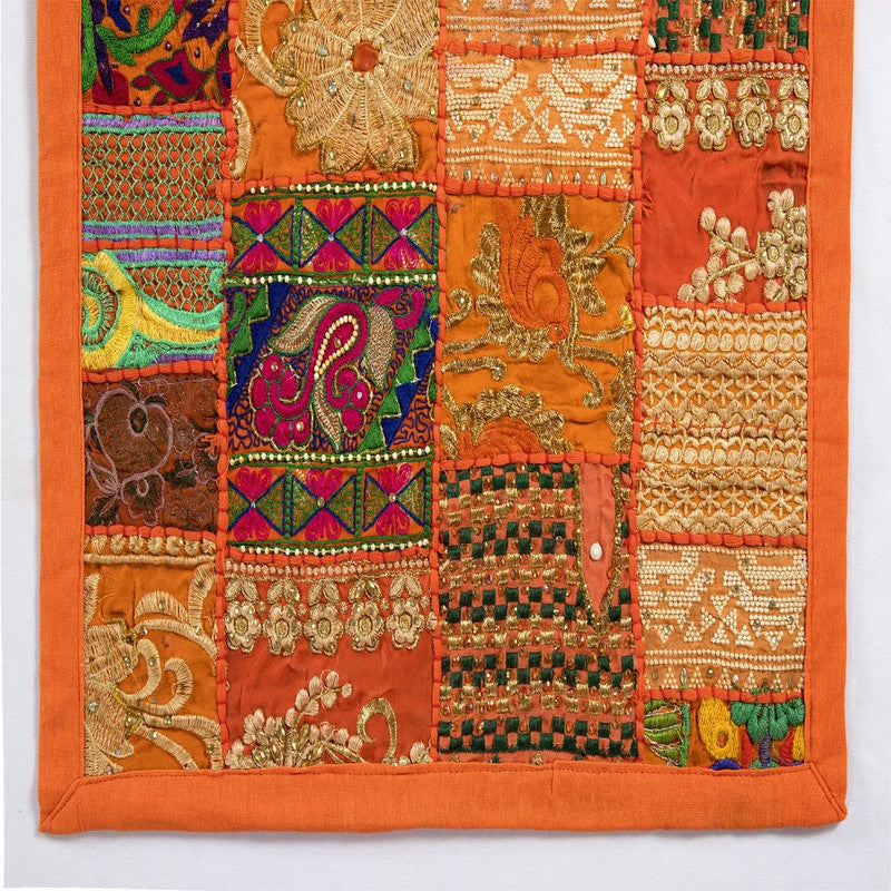 Khambadiya Patchwork Runner Authentic Indian Handloom