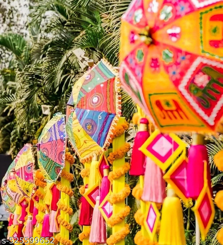 Rajasthani Decorative Umbrellas & Wedding Decor Traditional & Festive Function Items - 2