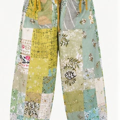 Handmade Rayon Harem Pants – Boho Patchwork Yoga Trousers with EveryDay - kraafty-com