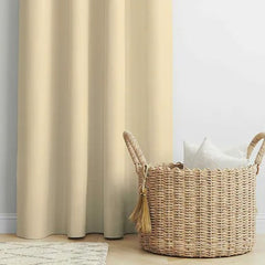 100% Cotton Curtains Coneflower Yellow for Living Room & Bedroom