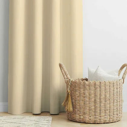 100% Cotton Curtains Coneflower Yellow for Living Room & Bedroom