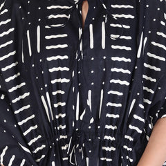 Cotton Black Kaftan, Indian Long Caftanfor Women's, Dress For Moms, Beach Cover up, Sleepwear Indian Kaftan, Maxi Dress, Bikini Cover Up