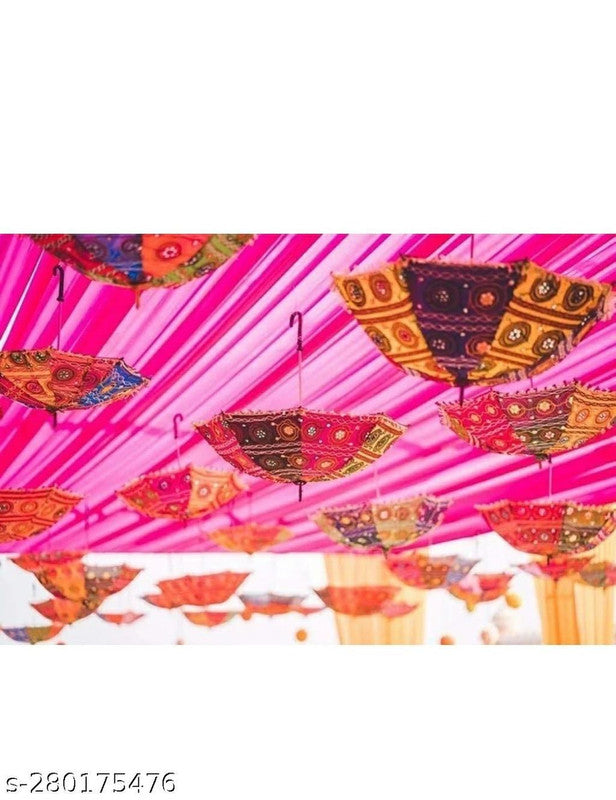 Rajasthani Decorative Umbrellas & Wedding Decor Traditional & Festive Function Items - 1
