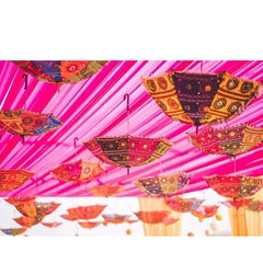 Rajasthani Decorative Umbrellas & Wedding Decor Traditional & Festive Function Items - 1
