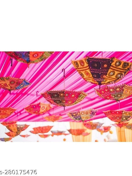 Rajasthani Decorative Umbrellas & Wedding Decor Traditional & Festive Function Items - 1